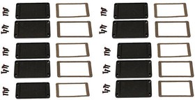 1457KEP-10, Enclosures, Boxes, & Cases End Panel & EMI/RFI Gasket Kit, Pack 10