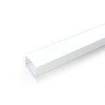 Профиль накладной для светодиодной ленты CAB257 «накладной», цвет белый, 10373