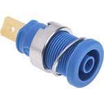 972356102, Blue Female Banana Plug - Tab, 1000 V ac/dc