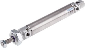 Фото 1/6 DSNU-25-100-PPV-A, Pneumatic Cylinder - 19248, 25mm Bore, 100mm Stroke, DSNU Series, Double Acting