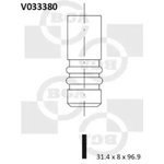 V033380, КЛАПАН 31.4x8x96.9 EX VW/AUDI 1.9TD 1Z 92-