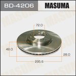 BD-4206, BD-4206_диск тормозной передний!\ Mazda CX7 2.3/2.2D 06