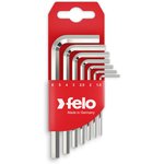 Felo Набор ключей Г-образных шестигранных коротких 7шт HEX 1,5-6,0мм 34500711
