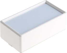 Фото 1/3 A9520165+A9195201, Flat-Pack Case White ABS Instrument Case, 120 x 65 x 40mm