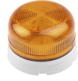 Фото 1/3 QBS-0043, Flashguard QBS Series Amber Flashing Beacon, 12 V dc, 24 V dc, Surface Mount, Xenon Bulb