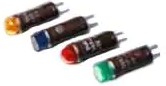 507-4537-1431-640F, Cartridge Lamp - Bi-Pin - Dome Lens - Red - Neon - 110Vac - 22K - 5,000 Hours