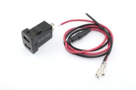 Автомобильный модуль питания 2 USB 12-24В (2USBх2,1А) с индикацией