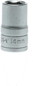 Фото 1/2 M1205146-C, 1/2 in Drive 14mm Standard Socket, 6 point, 38 mm Overall Length