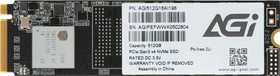 Фото 1/10 SSD Накопитель AGi PCIe 3.0 x4 512GB M.2 2280(AGI512G16AI198)