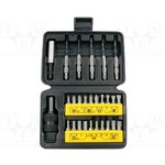 T4519, Набор: набор насадок; Кол-во шт: 27; 25мм; Монтаж: 1/4" (C6,3мм)