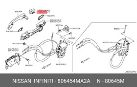 806454MA2A, ДЕКОРАТИВНАЯ НАКЛАДК [ORG]