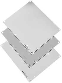 A10P8SS, Panel for Junction Box, fits 10x8 Box, Brushed, Stainless Steel 304