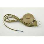 Сетевой шнур с вилкой и выключателем 02A-170 BROWN UCX-C20 UL-00004436