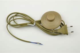 Сетевой шнур с вилкой и выключателем 02A-170 BROWN UCX-C20 UL-00004436