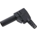 22.2370-21 22.1042, Black Male Banana Plug, 4 mm Connector, Solder Termination ...