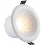 Denkirs DK3400-WH Встраиваемый светильник, IP 20, 4Вт, LED, белый, пластик