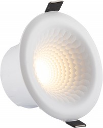 Фото 1/6 Denkirs DK3400-WH Встраиваемый светильник, IP 20, 4Вт, LED, белый, пластик