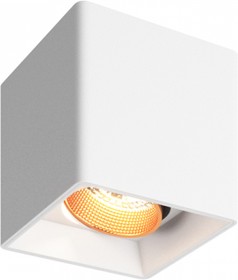 Фото 1/2 Denkirs DK3080-WBR Светильник накладной, IP 20, 10 Вт, GU5.3, LED, белый/бронзовый, пластик