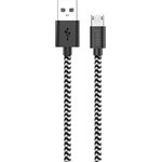 4603768350033, Кабель USB PERO DC-04 micro-USB, 2А, 1м, Silver-black
