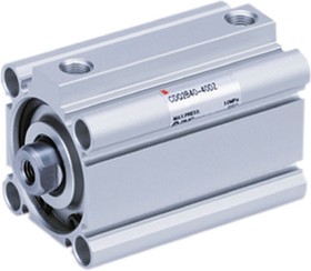 CDQ2B32TF-75DZ, Pneumatic Compact Cylinder - 32mm Bore, 75mm Stroke, CQ2 Series, Double Acting