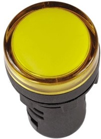 Фото 1/4 BLS10-ADDS-024-K05-16, Лампа IEK AD-16DS 24В (желтый) светодиод