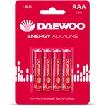 .5029903, Элемент питания Daewoo LR03 ENERGY Alkaline 2021 BL-4 (кратно 4)