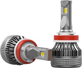 235001, Лампа светодиодная H11 PGJ19-2 12V 30W 6500K 3600lm 2шт