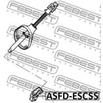 ASFD-ESCSS, Вал карданный рулевой нижний