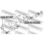 ASNR51MF, КРЕСТОВИНА КАРДАННОГО ВАЛА 29X95 NISSAN PATHFINDER R51M ...