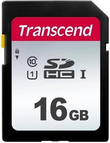 Фото 1/8 SecureDigital 16Gb Transcend TS16GSDC300S {SDHC Class 10, UHS-I}