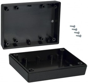 131,BK, Enclosures for Industrial Automation 3.25X4.38X1.51 BK