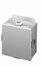 A606NF, Clamp Cover Type 4, 6.00x6.00x4.00, Gray, Steel