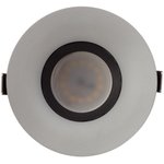 Denkirs DK5003-CE Встраиваемый светильник, IP 20, 50 Вт, GU10, серый, бетон