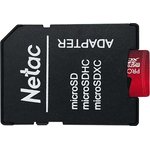 NT02P500PRO-064G-R, Карта памяти Netac MicroSD card P500 Extreme Pro 64GB ...