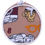 Пенал-тубус ПИФАГОР, мягкий, "HOLIDAY", 20х7 см, 229269