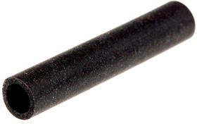 02050024010, Expandable Silicone Rubber Black Cable Sleeve, 3mm Diameter, 25mm Length