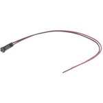 558-0701-023F, LED Panel Mount Indicators Red panel mount 6in lead, PVC Free
