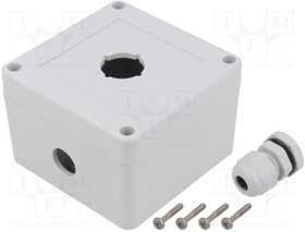 ZEB90.90.60-1, Enclosure: for remote controller; X: 90mm; Y: 90mm; Z: 60mm