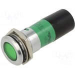 195F0231M, Индикат.лампа: LED; зеленый; 230ВAC; O22мм