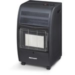 60-0022, Обогреватель инфракрасный газовый для дома, 4,2кВт, для баллона 27л, черный