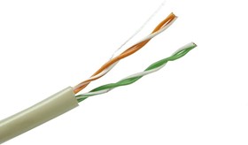 UTP2-S (01-0023) [бухта-3 М.], Витая пара UTP, 2 пары Cat5E одножильные неэкранированные [бухта-3 М.]