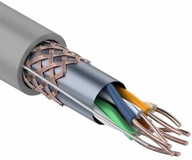 SFTP4-S (01-0342) [M. bay-7], SFTP twisted pair, 4 Cat5E pairs, 24AWG single-core in double screen [M. bay-7]