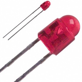 SLR-343VCT32, Standard LEDs - Through Hole RED RED CLEAR LENS 2.5mm PITCH
