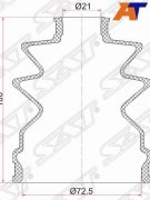 C-1046, Пыльник шруса наружный HONDA CR-V 11-/внутр NISSAN ALMERA N16 00-02/SUNNY 98-04 (2 хомута. резина)