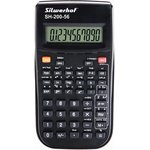 Калькулятор научный Silwerhof SH-200-56 черный 10-разр.