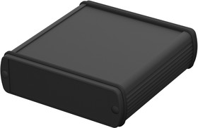 Фото 1/2 84106100.HMT1 ABPH 1000-0100, Alubos (Set) Series Black Aluminium General Purpose Enclosure, IP65, Black Lid, 106 x 32 x 100mm