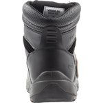 VR600.01/10, Bison Black Composite Toe Capped Safety Boots, UK 10, EU 44