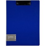 Папка-планшет с зажимом Steel&Style A4, пластик полифом, синяя PPf_93002