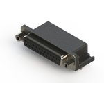 626-025-262-033, D-Sub Receptacle - 25 Contacts - 90° PC Pin - Two Prong ...
