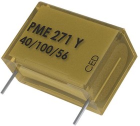 PME271Y447MR30, Cap Film Suppression Y2 0.0047uF 1000VDC/250VAC Paper 20% (13.5 X 5.1 X 10.5mm) Radial Wound 10.2mm